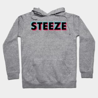 Steeze Glitch Black Hoodie